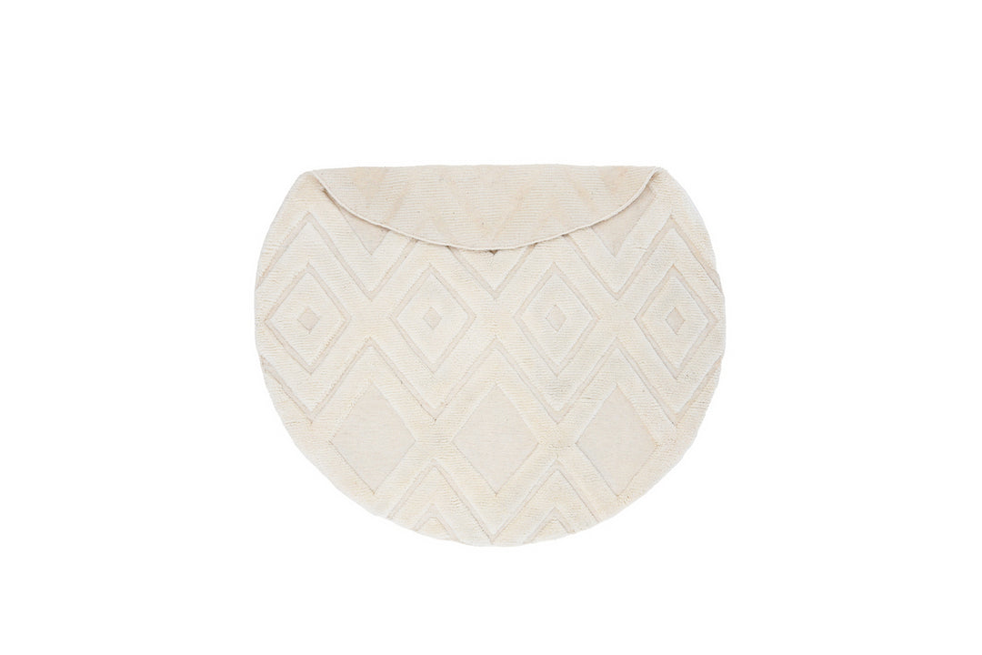 Dahlia Rund Matta Vit