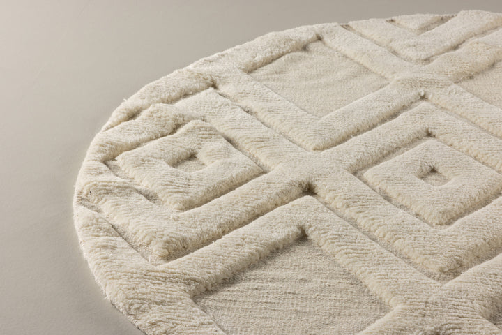 Dahlia Rund Matta Vit