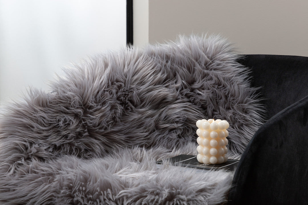 Katy Pläd Mörkgrå