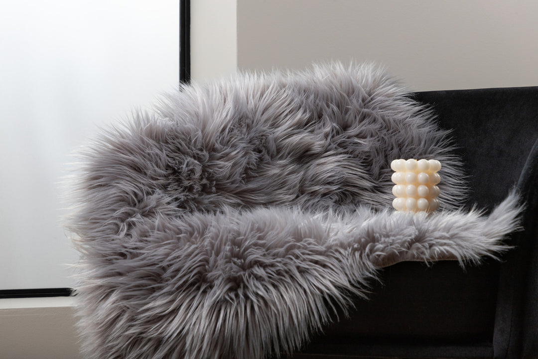 Katy Pläd Mörkgrå