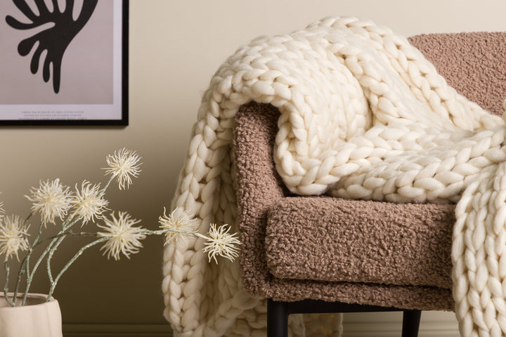 Kate Pläd Off-white