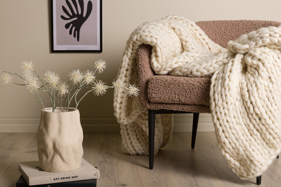 Kate Pläd Off-white