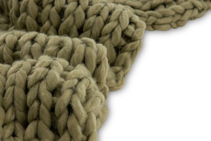 Kate Pläd Mossgrön