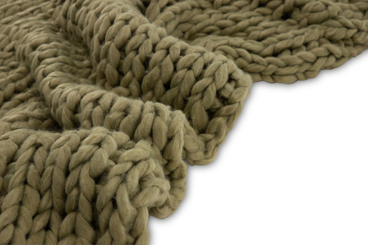 Kate Pläd Mossgrön