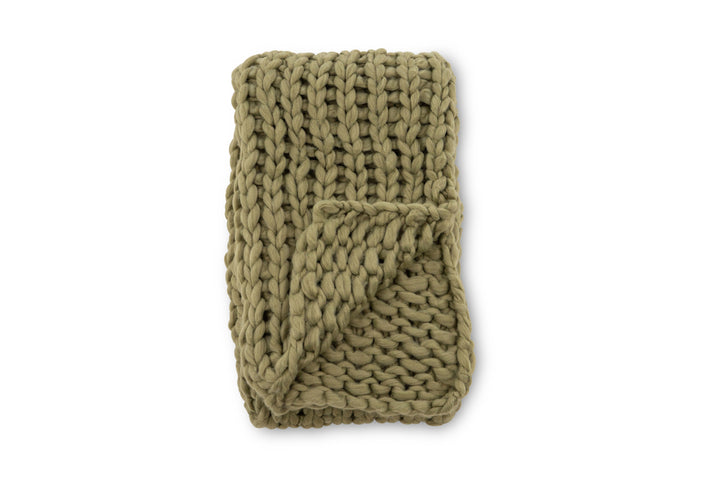 Kate Pläd Mossgrön