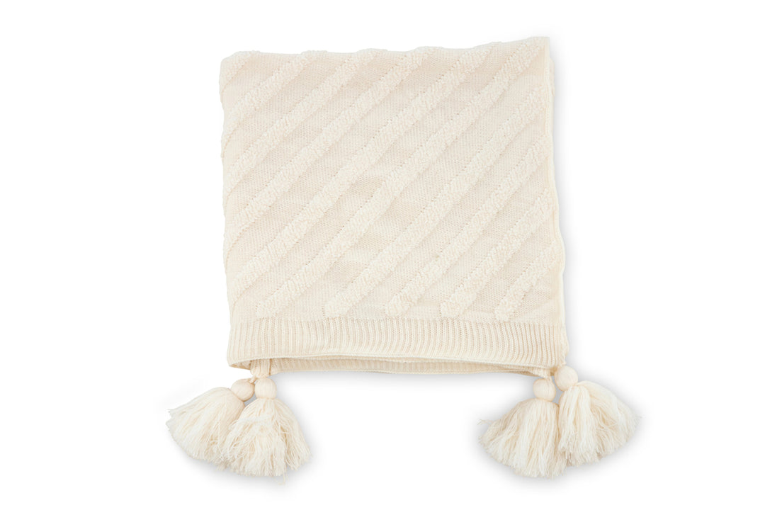 Katlyn Pläd Off-white