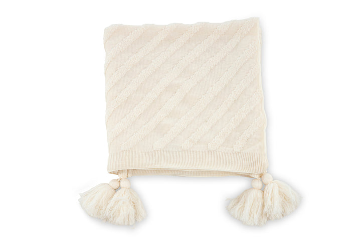 Katlyn Pläd Off-white