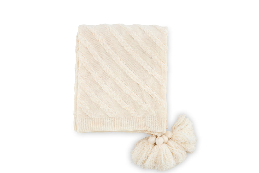 Katlyn Pläd Off-white