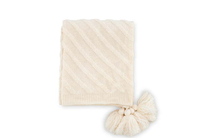 Katlyn Pläd Off-white