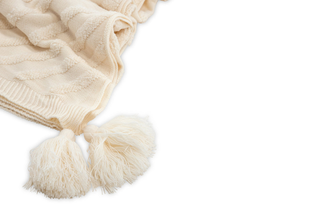 Katlyn Pläd Off-white