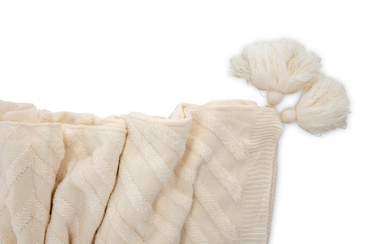 Katlyn Pläd Off-white