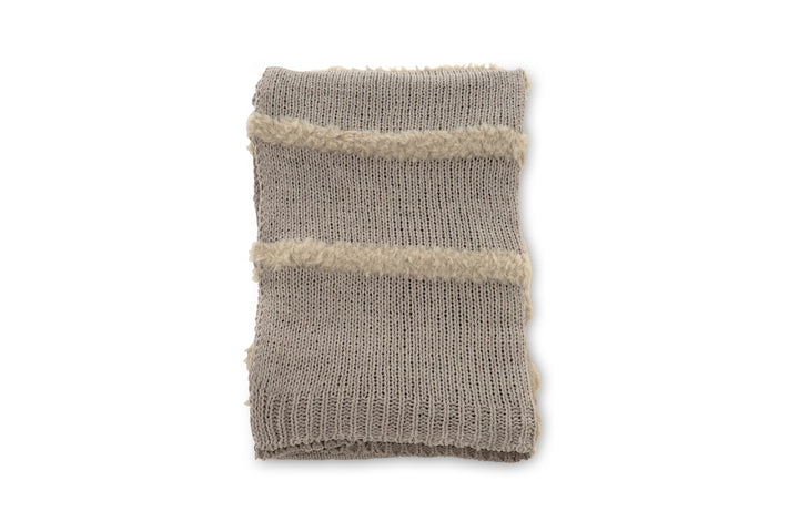 Katleen Pläd Ljusgrå