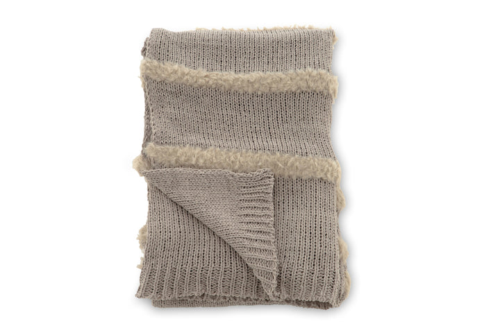 Katleen Pläd Ljusgrå