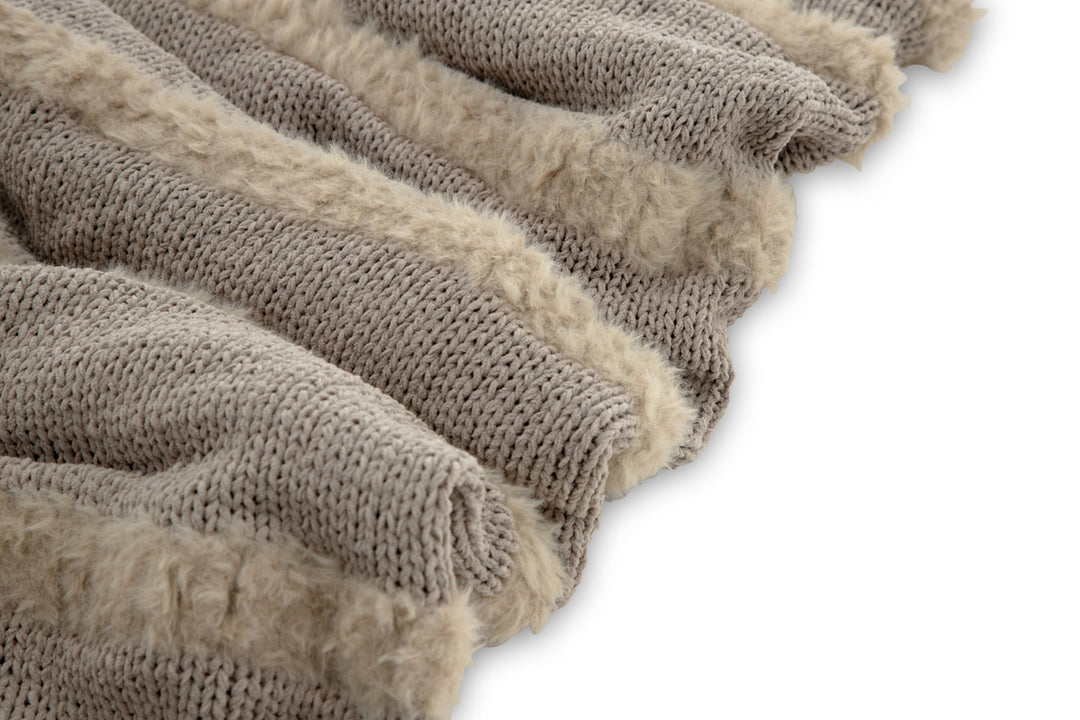 Katleen Pläd Ljusgrå