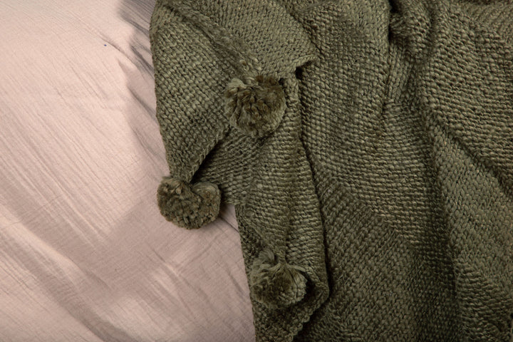 Anny Pläd Mossgrön