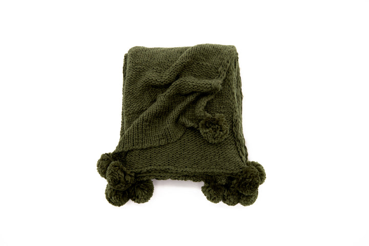 Anny Pläd Mossgrön