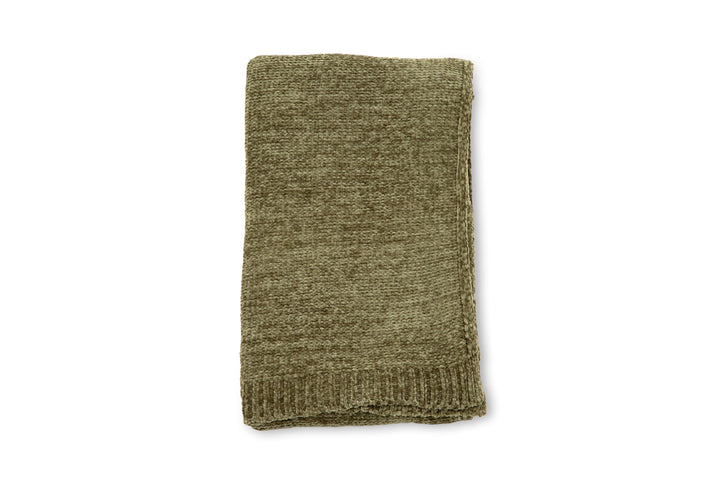 Ally Pläd Mossgrön