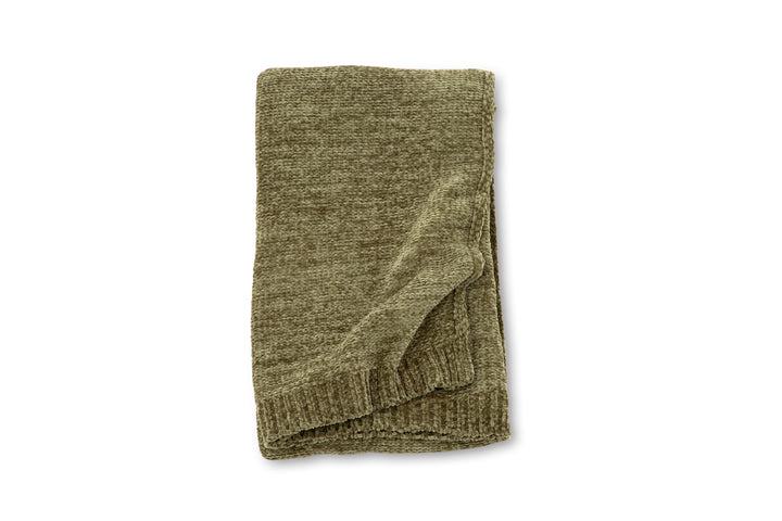 Ally Pläd Mossgrön