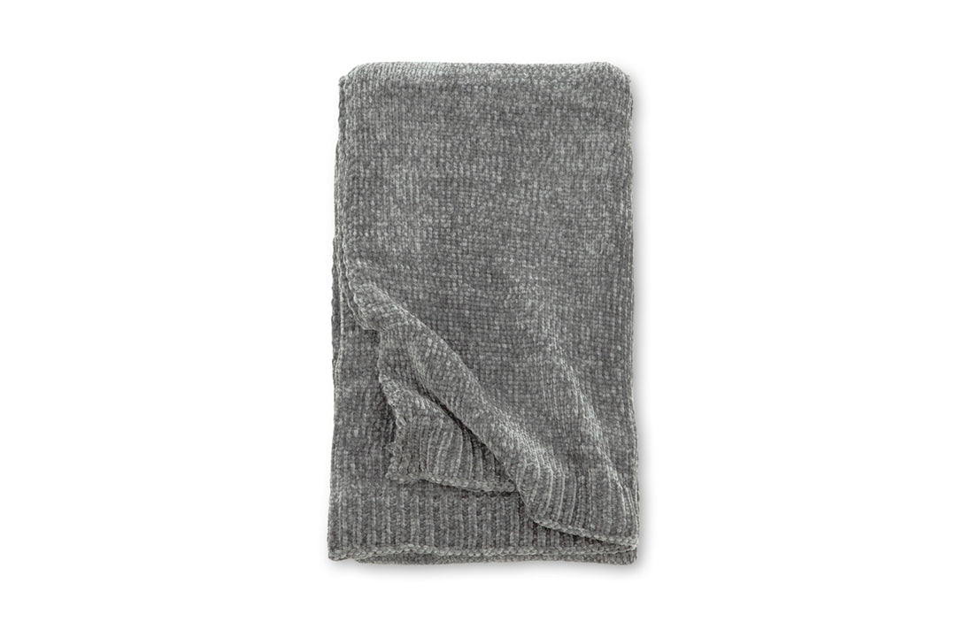 Ally Pläd Mörkgrå