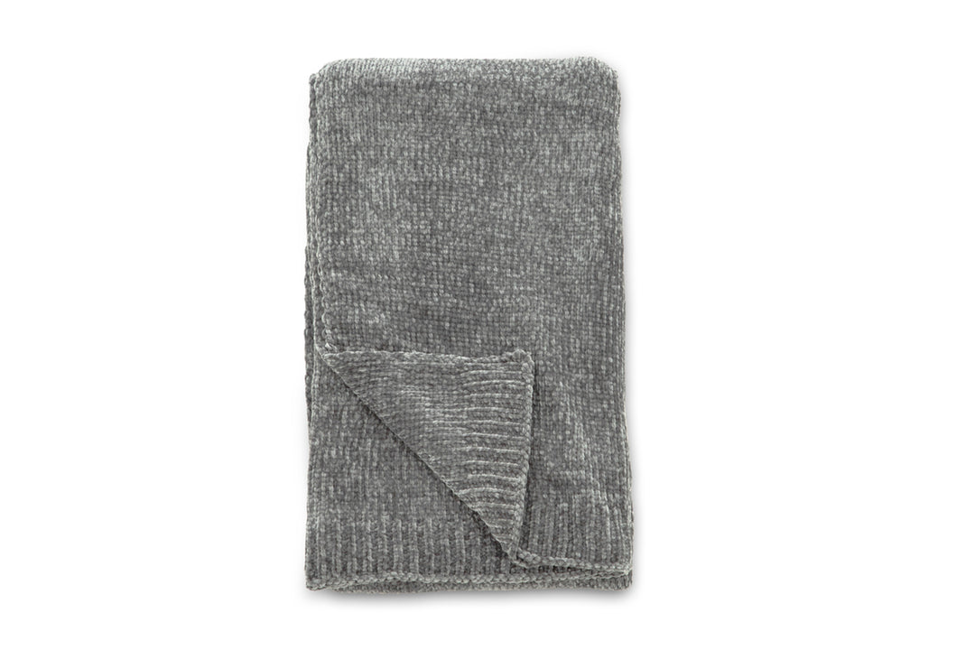 Ally Pläd Mörkgrå