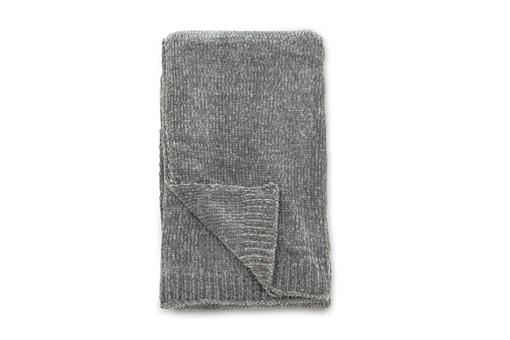 Ally Pläd Mörkgrå