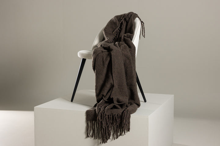 Tilly Pläd Mörkgrå