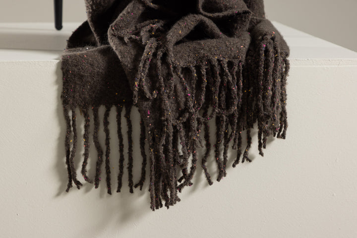 Tilly Pläd Mörkgrå