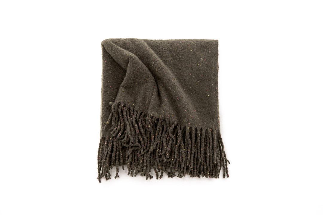 Tilly Pläd Mörkgrå