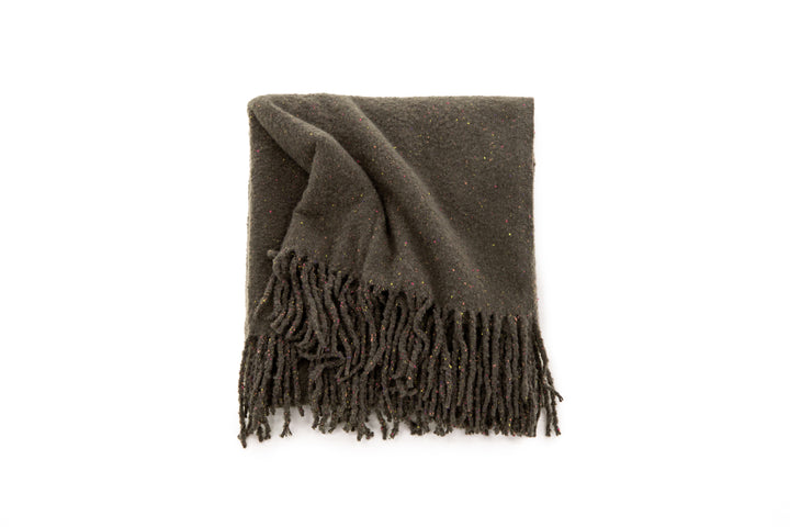 Tilly Pläd Mörkgrå