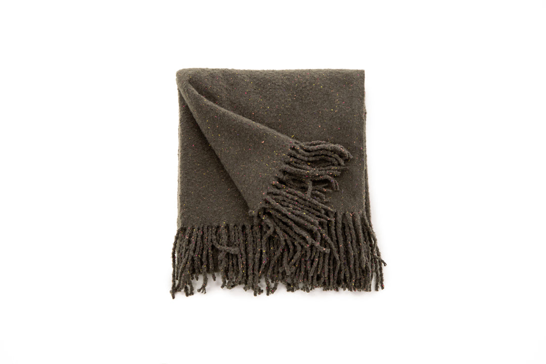 Tilly Pläd Mörkgrå