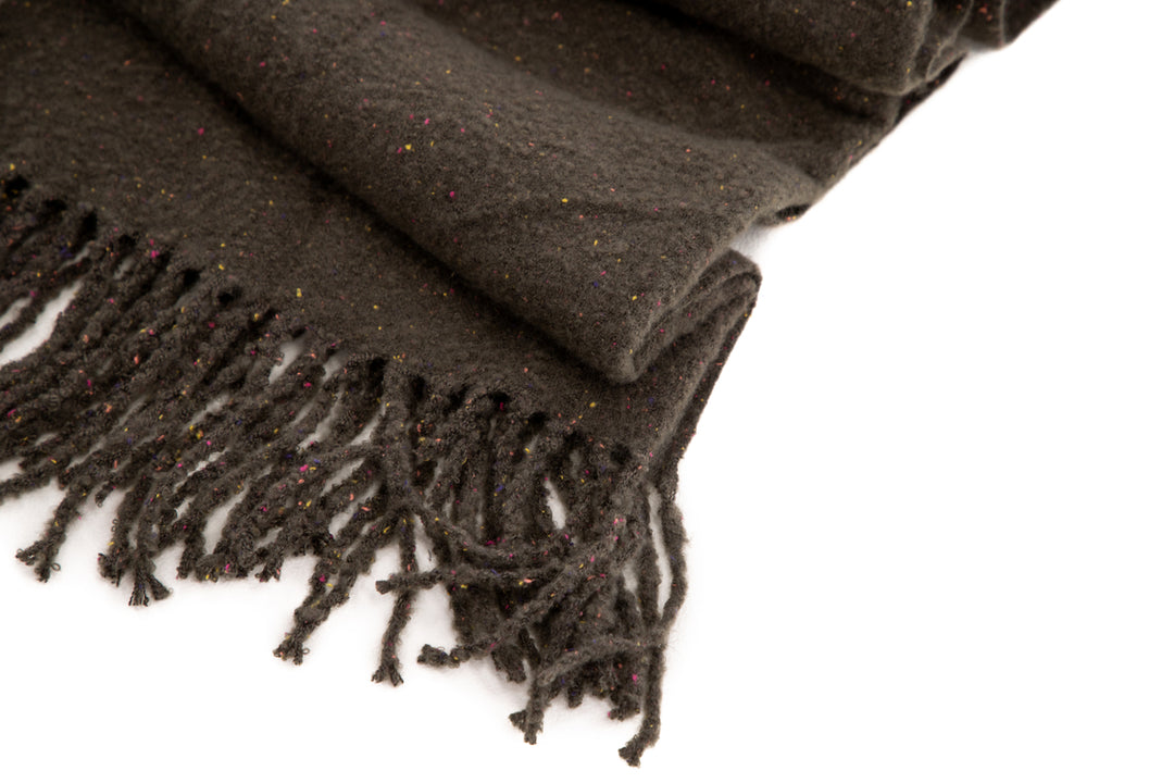 Tilly Pläd Mörkgrå