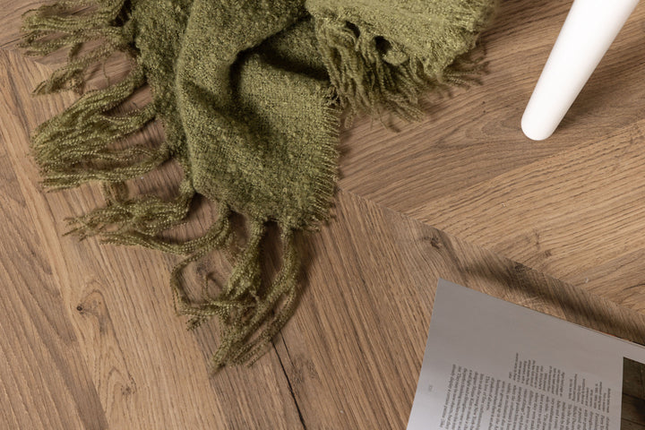 Stanly Pläd Mossgrön