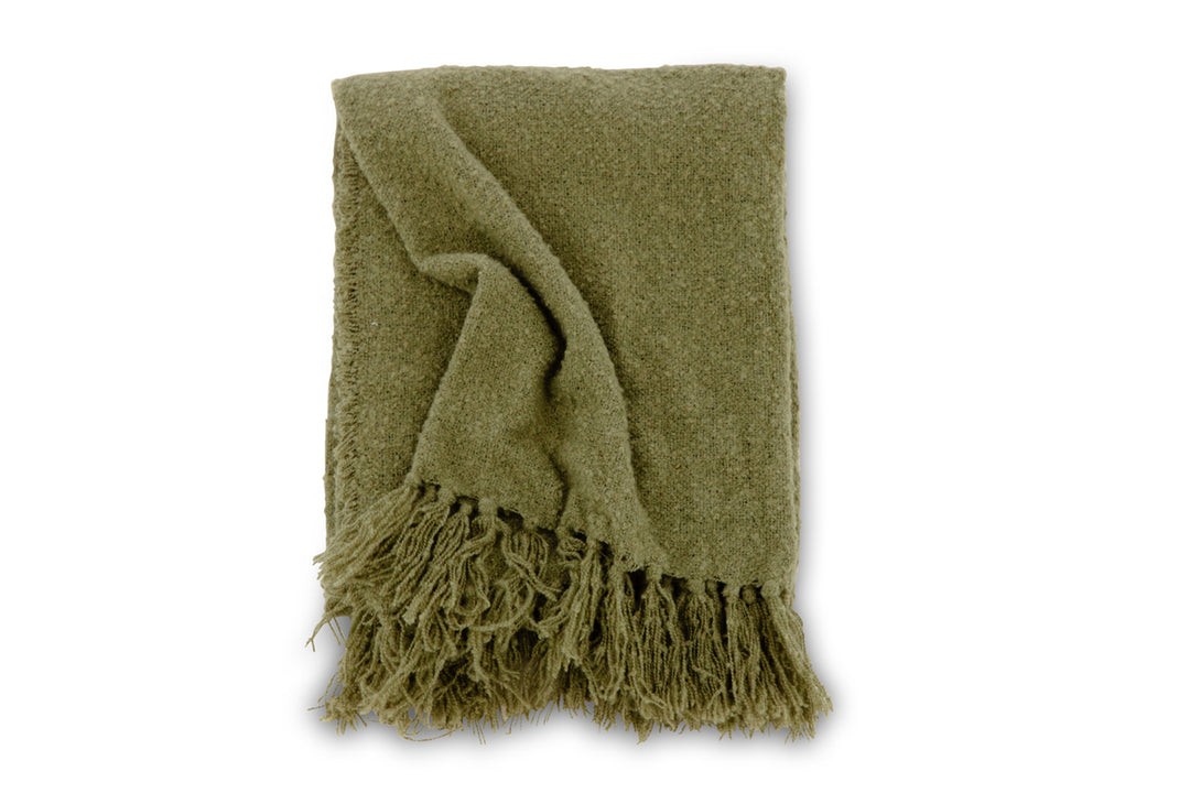 Stanly Pläd Mossgrön