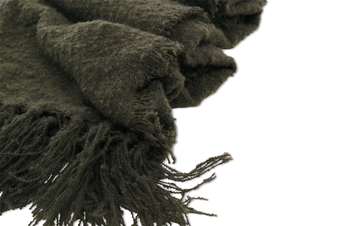 Stanly Pläd Mossgrön