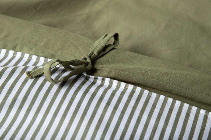 Jenna Påslakanset 200x150cm Mossgrön