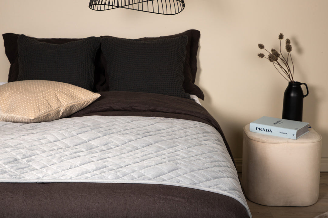 Jilly Överkast 80x150 Ljusgrå