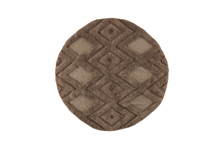 Dahlia Rund Matta Mörkbrun