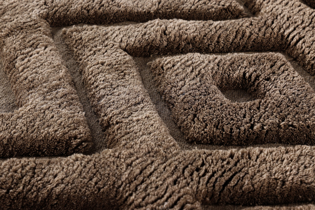 Dahlia Rund Matta Mörkbrun