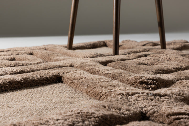 Dahlia Rund Matta Mörkbrun