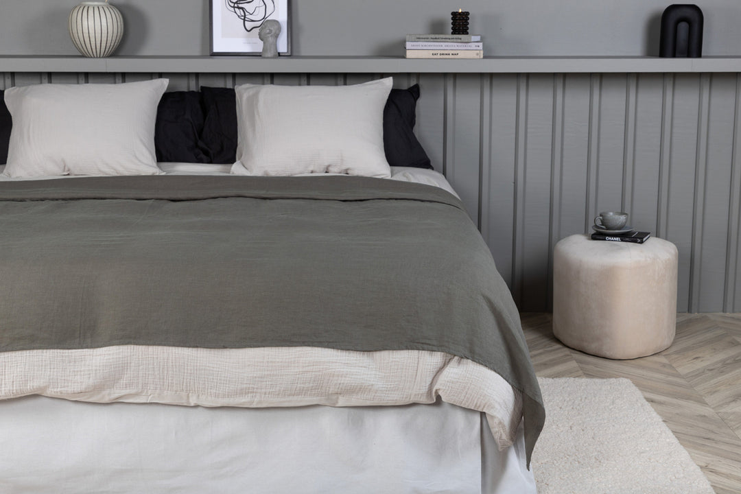 Milo Överkast 150x250 Ljusgrå