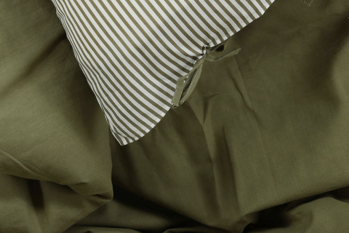 Jenna Påslakanset 220x240cm Mossgrön