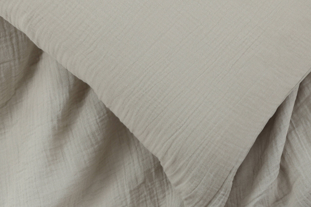 Mila Påslakanset 220x240cm Ljusgrå