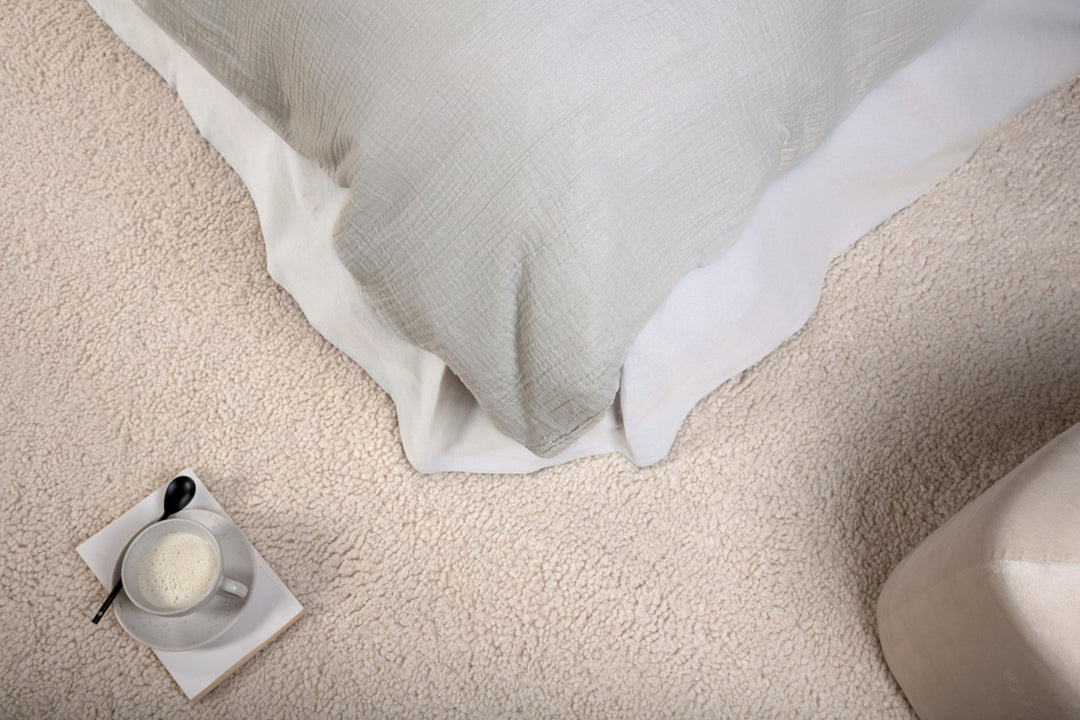 Mila Påslakanset 220x240cm Ljusgrå