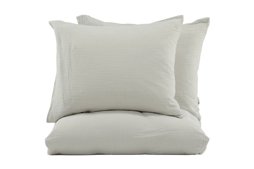 Mila Påslakanset 220x240cm Ljusgrå