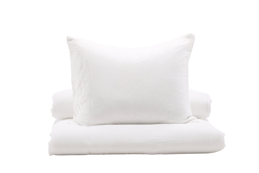 Mila Påslakanset 150x200cm Vit