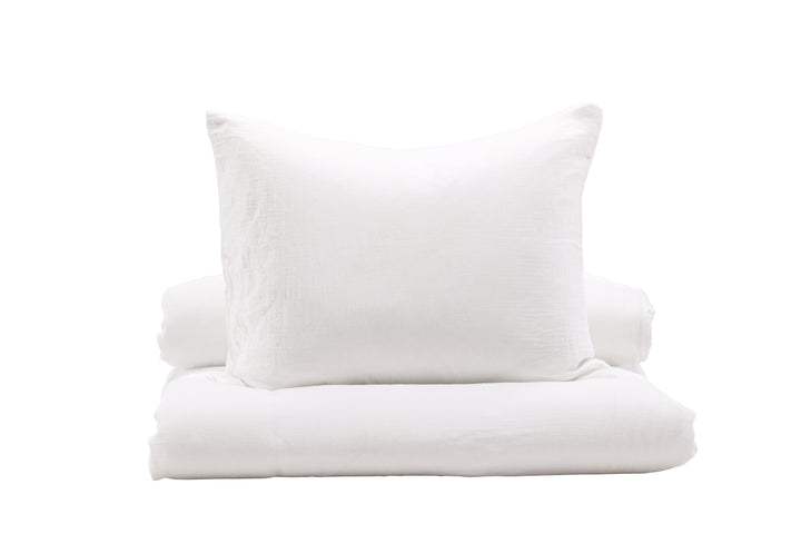 Mila Påslakanset 150x200cm Vit