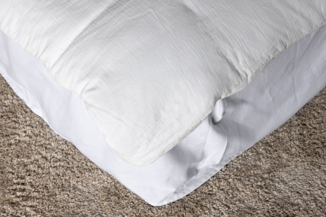 Mila Påslakanset 150x200cm Vit