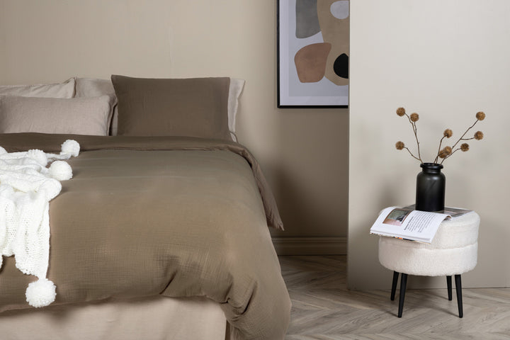 Mila Påslakanset 200x150cm Brun