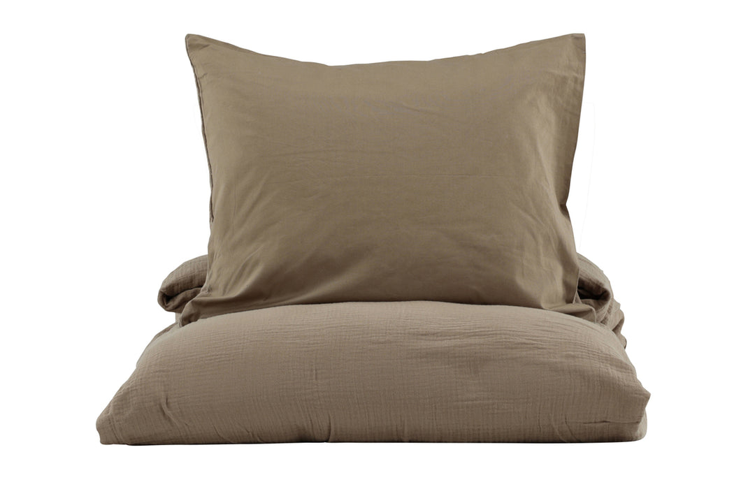 Mila Påslakanset 200x150cm Brun