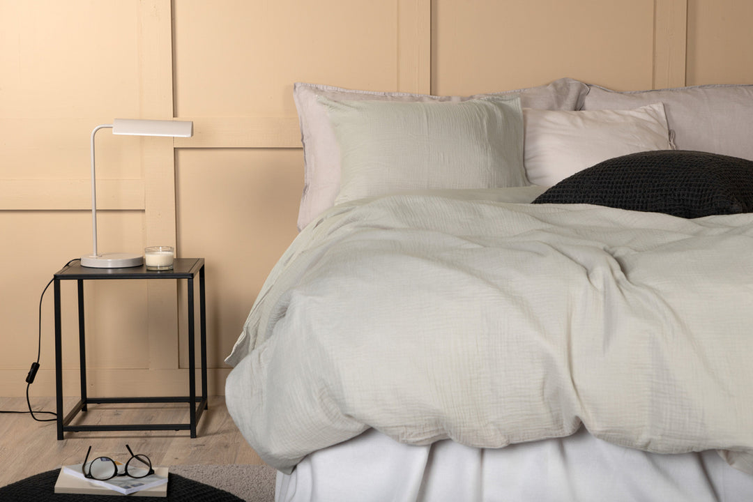 Mila Påslakanset 200x150cm Ljusgrå